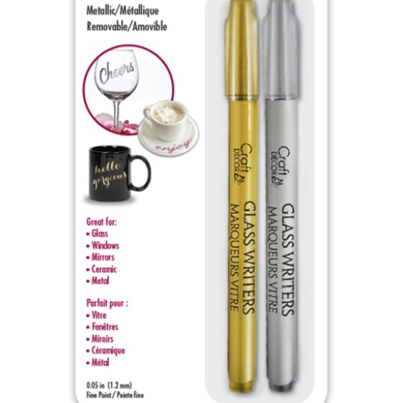 2 pcs Glass Writers Metallic 1.2 mm (Fine Point) - Picture 3 of 5